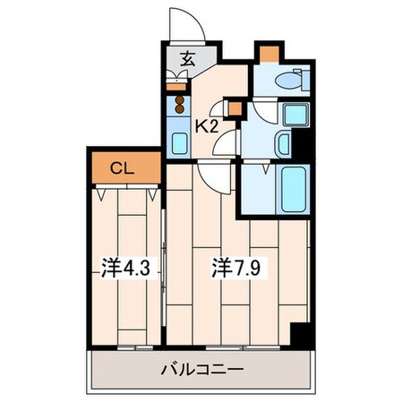 La Bella Vita 横浜大通り公園の物件間取画像